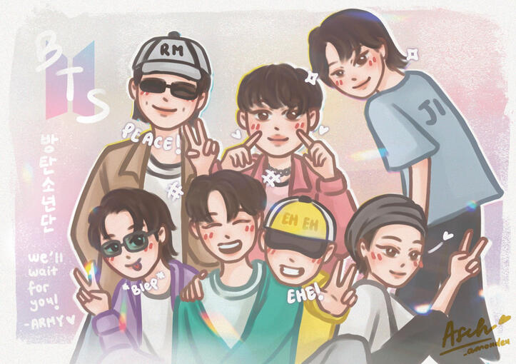 9 years with BTS fanart